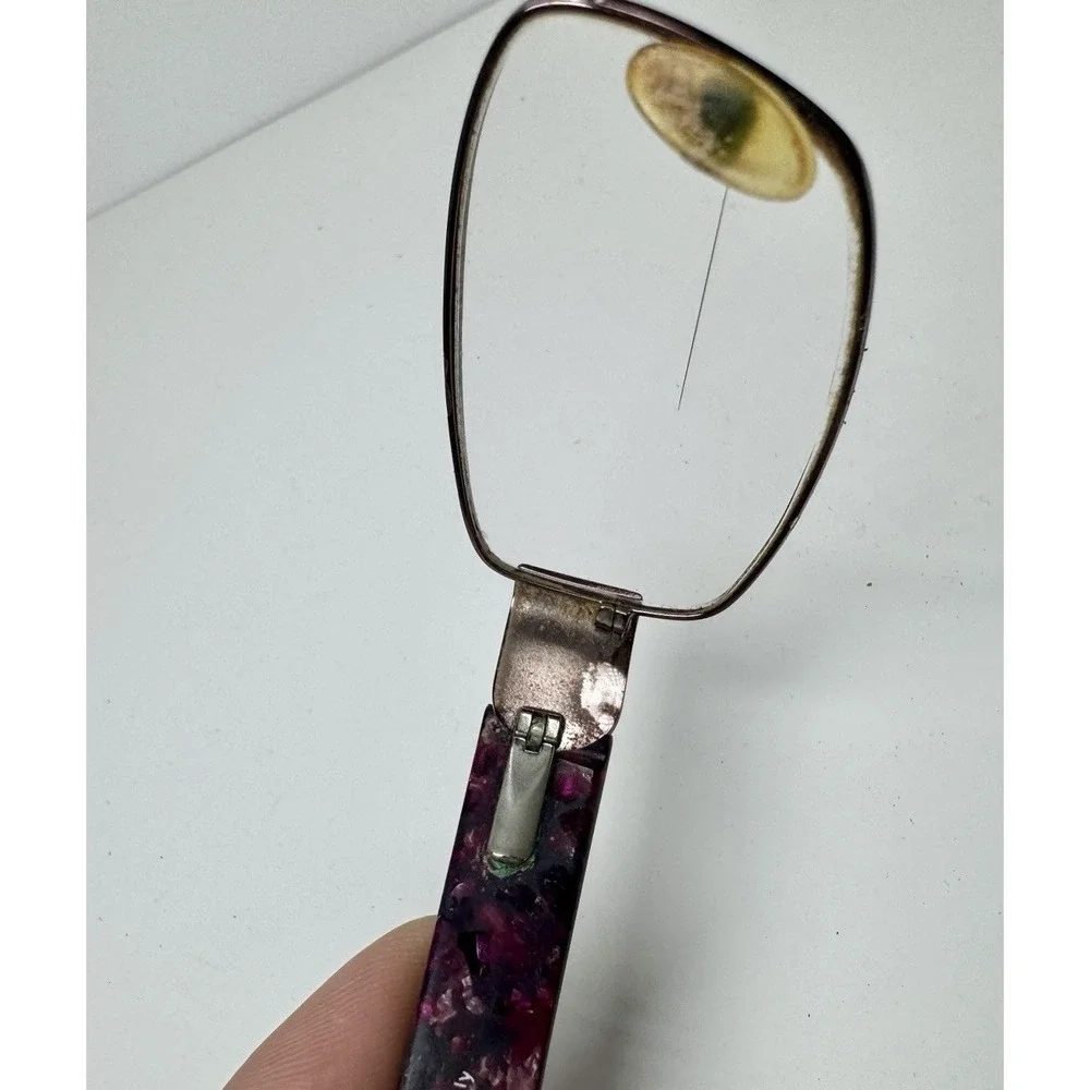 Adrienne Vittadini AV1104 Lilac Eyeglasses‎ 53-17-135 Purple Marble Frames Only
